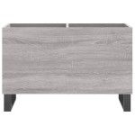 vidaXL Dulap pentru discuri gri sonoma 74,5x38x48 cm lemn prelucrat