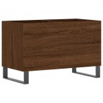 vidaXL Dulap pentru discuri stejar maro 74,5x38x48 cm lemn prelucrat vidaXL Dulap pentru discuri stejar maro 74,5x38x48 cm lemn prelucrat
