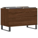 vidaXL Dulap pentru discuri stejar maro 74,5x38x48 cm lemn prelucrat vidaXL Dulap pentru discuri stejar maro 74,5x38x48 cm lemn prelucrat