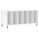 vidaXL Comodă discuri, alb, 100x38x48 cm, lemn prelucrat vidaXL Comodă discuri, alb, 100x38x48 cm, lemn prelucrat
