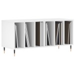 vidaXL Comodă discuri, alb, 100x38x48 cm, lemn prelucrat vidaXL Comodă discuri, alb, 100x38x48 cm, lemn prelucrat