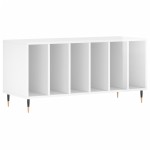 vidaXL Dulapuri pentru discuri alb lucios 100x38x48 cm, lemn prelucrat
