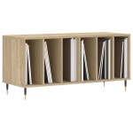 vidaXL Dulap pentru discuri stejar sonoma 100x38x48 cm, lemn prelucrat