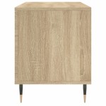 vidaXL Dulap pentru discuri stejar sonoma 100x38x48 cm, lemn prelucrat
