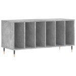 vidaXL Dulap pentru discuri gri beton, 100x38x48 cm, lemn prelucrat vidaXL Dulap pentru discuri gri beton, 100x38x48 cm, lemn prelucrat