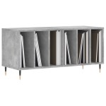 vidaXL Dulap pentru discuri gri beton, 100x38x48 cm, lemn prelucrat vidaXL Dulap pentru discuri gri beton, 100x38x48 cm, lemn prelucrat