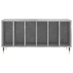 vidaXL Dulap pentru discuri gri beton, 100x38x48 cm, lemn prelucrat vidaXL Dulap pentru discuri gri beton, 100x38x48 cm, lemn prelucrat