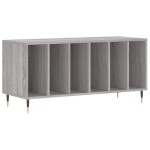 vidaXL Dulap pentru discuri gri sonoma, 100x38x48 cm, lemn prelucrat