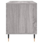 vidaXL Dulap pentru discuri gri sonoma, 100x38x48 cm, lemn prelucrat