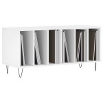 vidaXL Comodă discuri, alb, 100x38x48 cm, lemn prelucrat vidaXL Comodă discuri, alb, 100x38x48 cm, lemn prelucrat