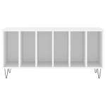 vidaXL Comodă discuri, alb, 100x38x48 cm, lemn prelucrat vidaXL Comodă discuri, alb, 100x38x48 cm, lemn prelucrat