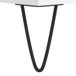 vidaXL Comodă discuri, alb, 100x38x48 cm, lemn prelucrat vidaXL Comodă discuri, alb, 100x38x48 cm, lemn prelucrat