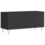 vidaXL Comodă discuri, negru, 100x38x48 cm, lemn prelucrat vidaXL Comodă discuri, negru, 100x38x48 cm, lemn prelucrat
