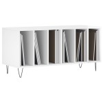 vidaXL Dulapuri pentru discuri alb lucios 100x38x48 cm, lemn prelucrat