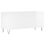 vidaXL Dulapuri pentru discuri alb lucios 100x38x48 cm, lemn prelucrat
