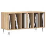 vidaXL Dulap pentru discuri stejar sonoma 100x38x48 cm, lemn prelucrat vidaXL Dulap pentru discuri stejar sonoma 100x38x48 cm, lemn prelucrat