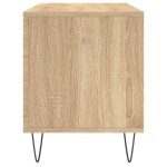 vidaXL Dulap pentru discuri stejar sonoma 100x38x48 cm, lemn prelucrat vidaXL Dulap pentru discuri stejar sonoma 100x38x48 cm, lemn prelucrat