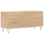 vidaXL Dulap pentru discuri stejar sonoma 100x38x48 cm, lemn prelucrat vidaXL Dulap pentru discuri stejar sonoma 100x38x48 cm, lemn prelucrat