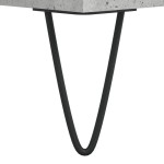 vidaXL Dulap pentru discuri gri beton, 100x38x48 cm, lemn prelucrat