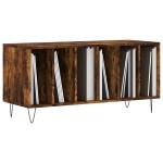 vidaXL Dulap pentru discuri stejar fumuriu 100x38x48 cm lemn compozit