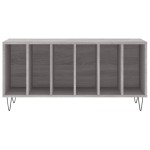 vidaXL Dulap pentru discuri gri sonoma, 100x38x48 cm, lemn prelucrat vidaXL Dulap pentru discuri gri sonoma, 100x38x48 cm, lemn prelucrat