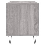 vidaXL Dulap pentru discuri gri sonoma, 100x38x48 cm, lemn prelucrat vidaXL Dulap pentru discuri gri sonoma, 100x38x48 cm, lemn prelucrat