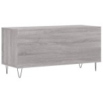 vidaXL Dulap pentru discuri gri sonoma, 100x38x48 cm, lemn prelucrat vidaXL Dulap pentru discuri gri sonoma, 100x38x48 cm, lemn prelucrat