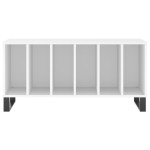 vidaXL Comodă discuri, alb, 100x38x48 cm, lemn prelucrat