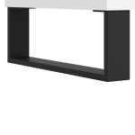 vidaXL Comodă discuri, alb, 100x38x48 cm, lemn prelucrat