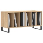 vidaXL Dulap pentru discuri stejar sonoma 100x38x48 cm, lemn prelucrat