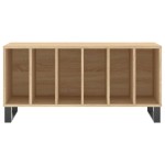vidaXL Dulap pentru discuri stejar sonoma 100x38x48 cm, lemn prelucrat