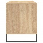 vidaXL Dulap pentru discuri stejar sonoma 100x38x48 cm, lemn prelucrat