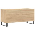vidaXL Dulap pentru discuri stejar sonoma 100x38x48 cm, lemn prelucrat