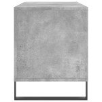 vidaXL Dulap pentru discuri gri beton, 100x38x48 cm, lemn prelucrat vidaXL Dulap pentru discuri gri beton, 100x38x48 cm, lemn prelucrat