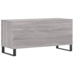 vidaXL Dulap pentru discuri gri sonoma, 100x38x48 cm, lemn prelucrat vidaXL Dulap pentru discuri gri sonoma, 100x38x48 cm, lemn prelucrat