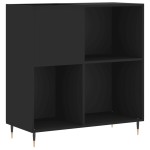 vidaXL Dulap pentru discuri negru 84,5x38x89 cm lemn compozit vidaXL Dulap pentru discuri negru 84,5x38x89 cm lemn compozit