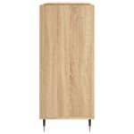 vidaXL Dulap pentru discuri stejar sonoma 84,5x38x89 cm lemn compozit vidaXL Dulap pentru discuri stejar sonoma 84,5x38x89 cm lemn compozit
