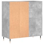 vidaXL Dulap pentru discuri gri beton 84,5x38x89 cm lemn compozit vidaXL Dulap pentru discuri gri beton 84,5x38x89 cm lemn compozit