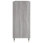 vidaXL Dulap pentru discuri gri sonoma 84,5x38x89 cm lemn compozit vidaXL Dulap pentru discuri gri sonoma 84,5x38x89 cm lemn compozit