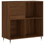 vidaXL Dulap pentru discuri stejar maro 84,5x38x89 cm lemn compozit vidaXL Dulap pentru discuri stejar maro 84,5x38x89 cm lemn compozit