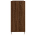 vidaXL Dulap pentru discuri stejar maro 84,5x38x89 cm lemn compozit vidaXL Dulap pentru discuri stejar maro 84,5x38x89 cm lemn compozit
