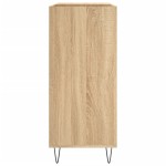 vidaXL Dulap pentru discuri stejar sonoma 84,5x38x89 cm lemn compozit vidaXL Dulap pentru discuri stejar sonoma 84,5x38x89 cm lemn compozit