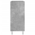 vidaXL Dulap pentru discuri gri beton 84,5x38x89 cm lemn compozit vidaXL Dulap pentru discuri gri beton 84,5x38x89 cm lemn compozit