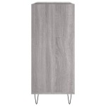 vidaXL Dulap pentru discuri gri sonoma 84,5x38x89 cm lemn compozit vidaXL Dulap pentru discuri gri sonoma 84,5x38x89 cm lemn compozit