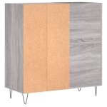 vidaXL Dulap pentru discuri gri sonoma 84,5x38x89 cm lemn compozit vidaXL Dulap pentru discuri gri sonoma 84,5x38x89 cm lemn compozit