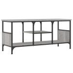vidaXL Comodă TV, sonoma gri, 100x35x45 cm, lemn prelucrat & fier vidaXL Comodă TV, sonoma gri, 100x35x45 cm, lemn prelucrat & fier