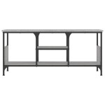 vidaXL Comodă TV, sonoma gri, 100x35x45 cm, lemn prelucrat & fier vidaXL Comodă TV, sonoma gri, 100x35x45 cm, lemn prelucrat & fier
