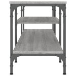 vidaXL Comodă TV, sonoma gri, 161x35x45 cm, lemn prelucrat & fier vidaXL Comodă TV, sonoma gri, 161x35x45 cm, lemn prelucrat & fier