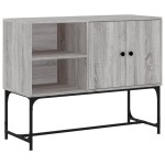 vidaXL Servantă, gri sonoma, 100x40x79,5 cm, lemn prelucrat vidaXL Servantă, gri sonoma, 100x40x79,5 cm, lemn prelucrat