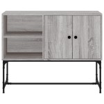 vidaXL Servantă, gri sonoma, 100x40x79,5 cm, lemn prelucrat vidaXL Servantă, gri sonoma, 100x40x79,5 cm, lemn prelucrat